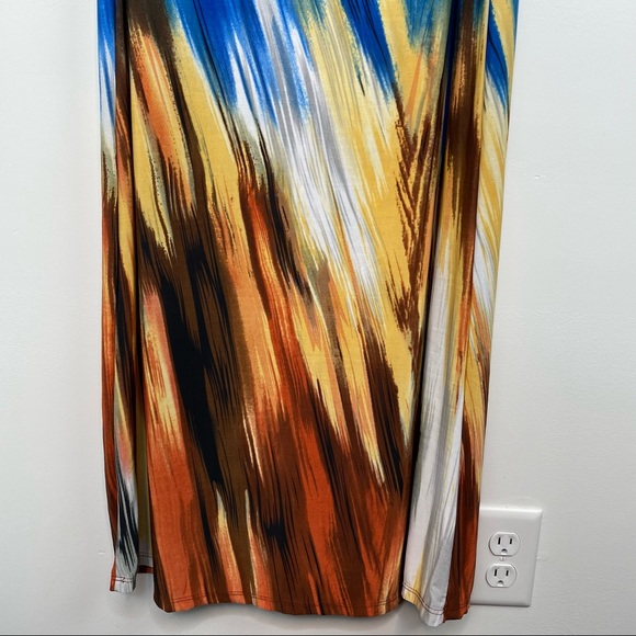 Blue strapless bandeau maxi dress - Picture 7 of 11